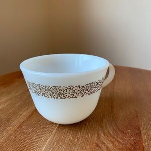 Vintage 1970s Pyrex Woodland Brown cup